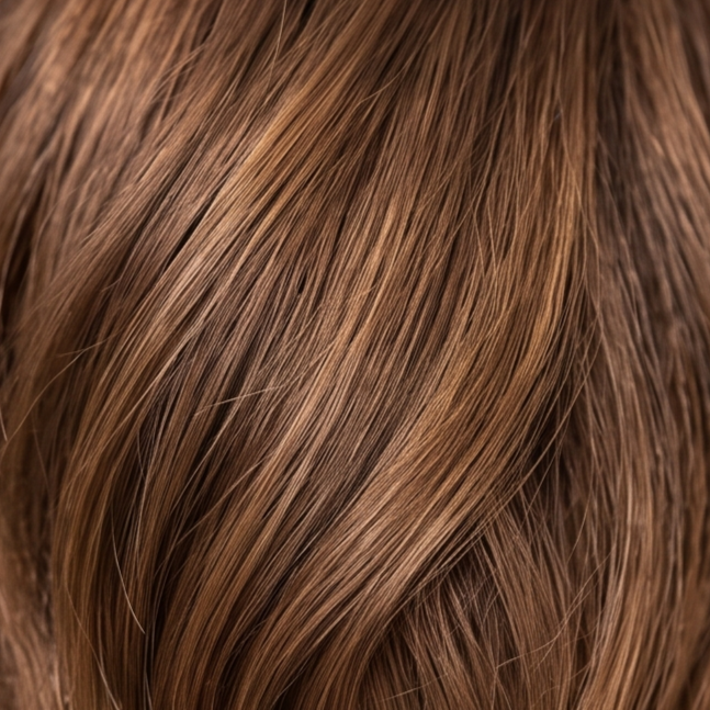 Cabelo na cor Castanho bronze