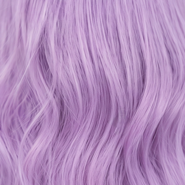 Cabelo na cor Lilás / lavanda
