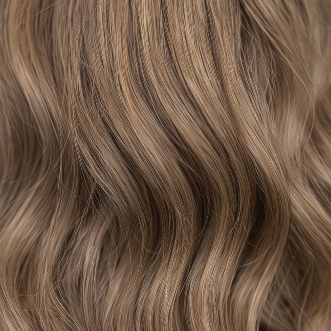 Cabelo na cor Loiro escuro natural