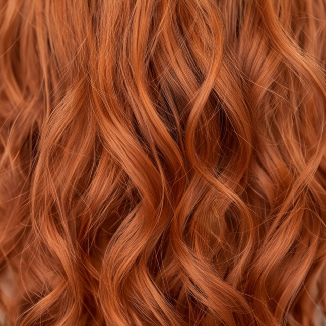 Cabelo na cor Ruivo cobre suave