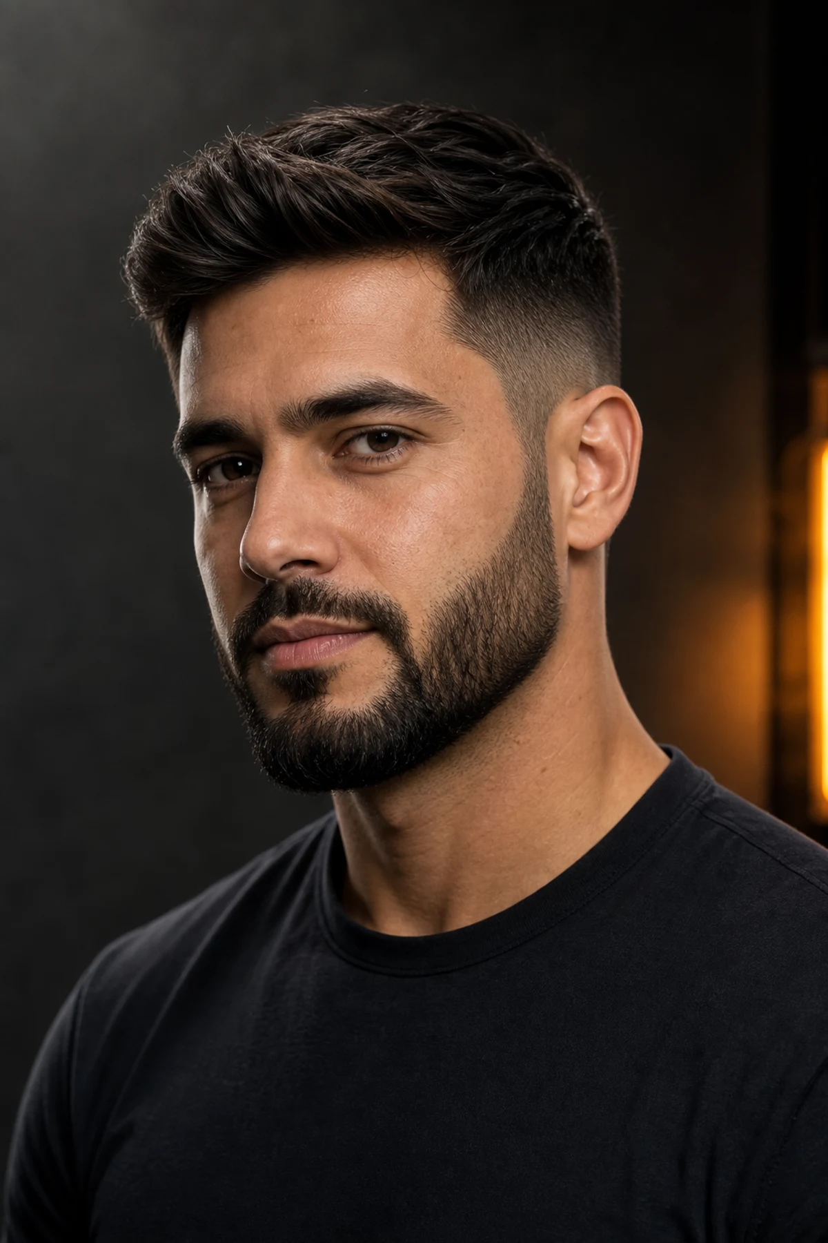 Simulação realista de barba com IA