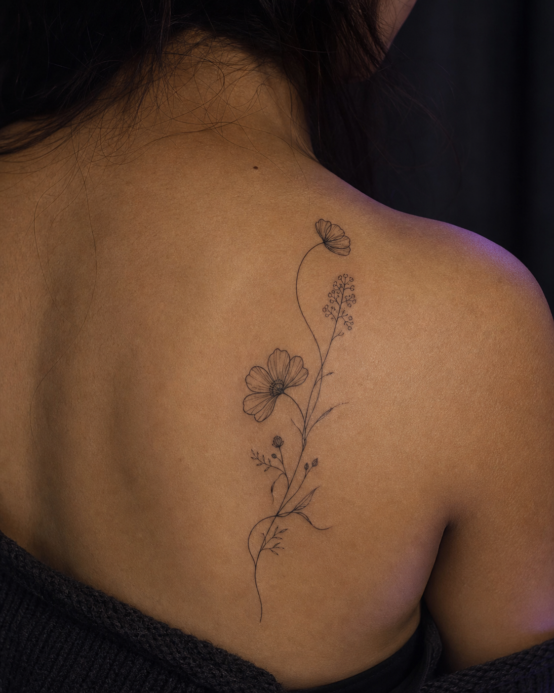 Tatuagem no estilo Fine line